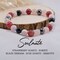 Soulmate Bracelet, 8MM Beads, Attract Love, Self Love, Manifest Love, Strawberry Quartz, Rose Quartz, Kunzite, Black Obsidian, Hematite product 1